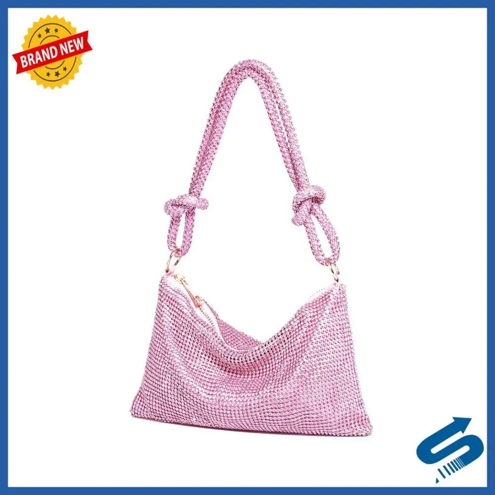 Small Rhinestone Evening Clutch Purse for Women Formal Events